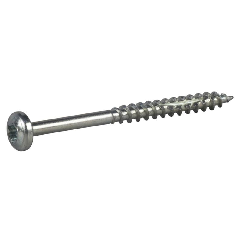 Træskrue Essdrive Kugle-Rigt Hoved 4,0x50mm FZB A2 C1 20stkx10pakke Essve
