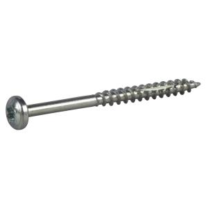 Træskrue Essdrive Kugle-Rigt Hoved 4,0x50mm FZB A2 C1 20stkx10pakke Essve