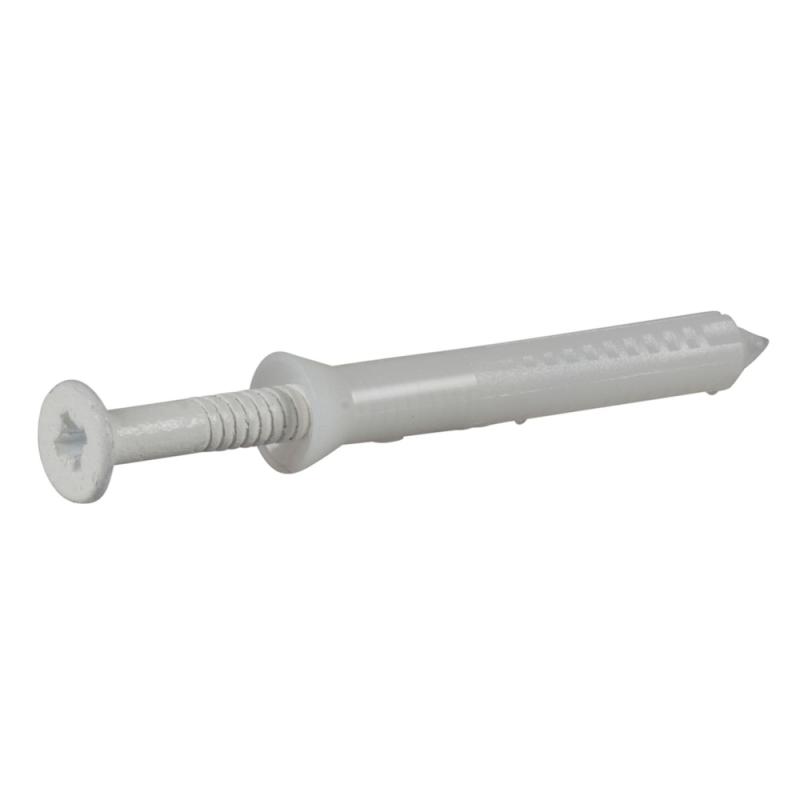 Sømprop HF Med Forsænket Krave PZ2 5x35mm Hvidlakeret 200stk Essve