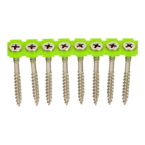 Fasadskruv Bandad PH2 4,4x52mm Rostfritt Syrafast A4 Blank 1000st Essve