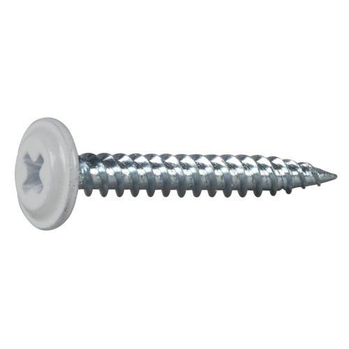 Mounting Screw With Sharp Tip PH2 4.2x32mm White 250pcs Essve