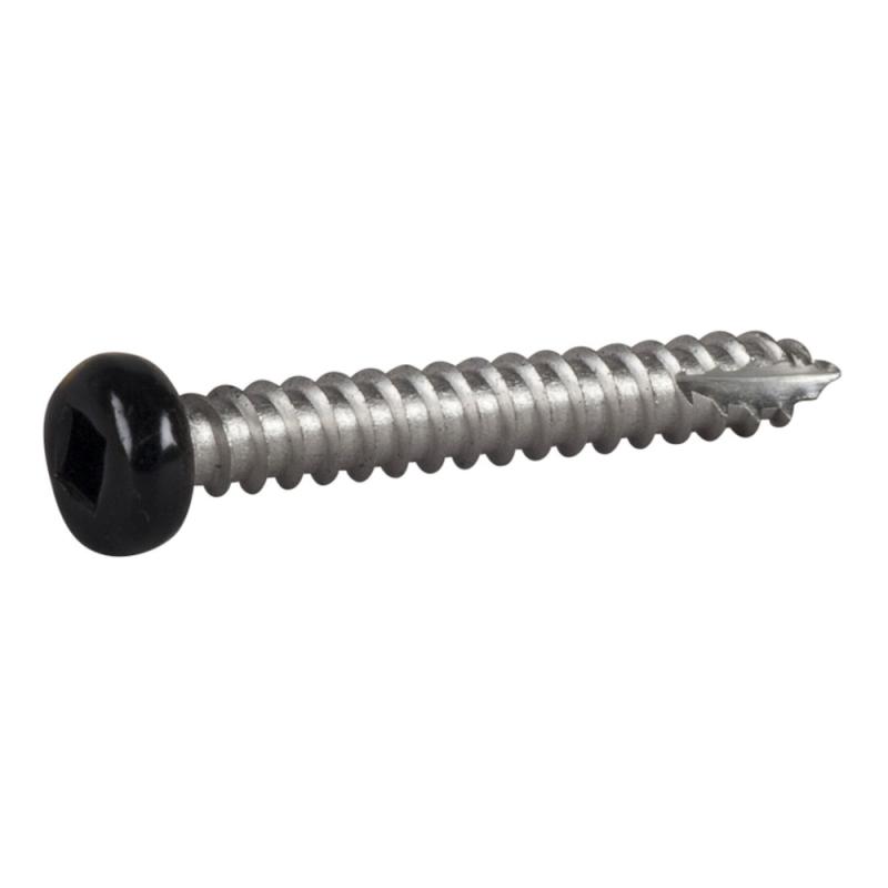 Fönsterbleckskruv 5x30mm Rostfritt Stål A2 Svart 200st Essve