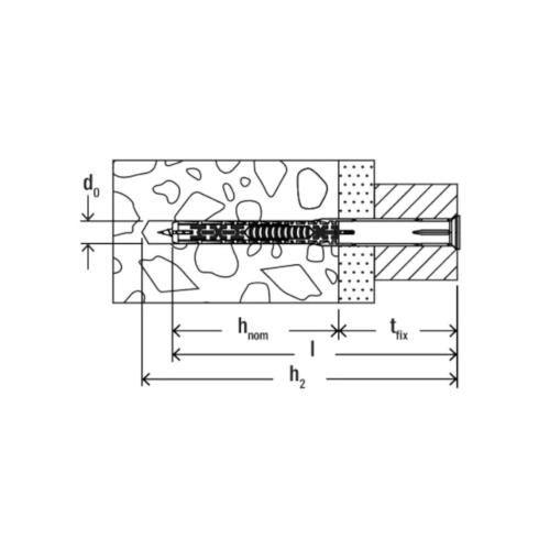 Facadeprop Duoxpand TX40 10x80mm 50stk Fischer