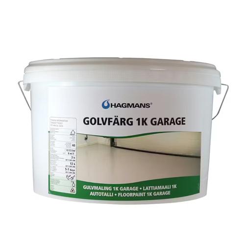Gulvmaling 1K Garage 10 Liter Lysegrå Hagmans