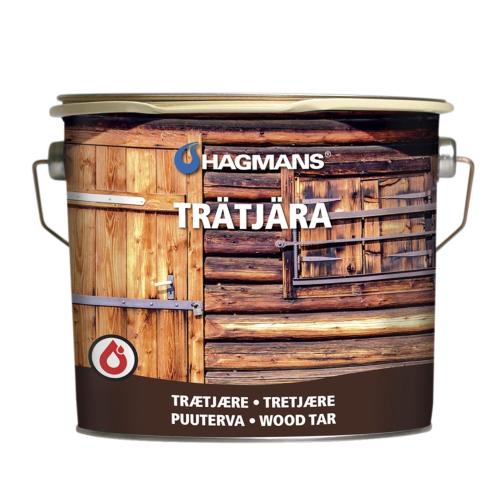 Trætjære 3 Liter Mørkebrun Hagmans