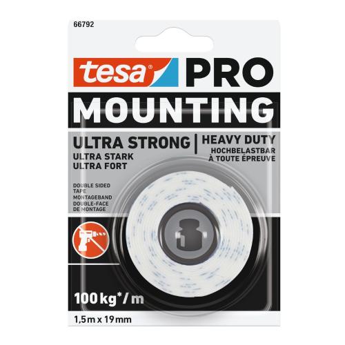 Monteringstejp Pro Ultra Strong 19mmx1,5m Tesa