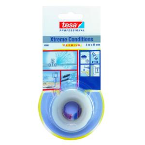 Silikonetape Ekstrem Transparent 25mmx3m Tesa