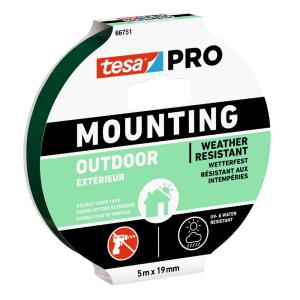 Monteringstejp Pro Utomhus 19mmx5m Tesa