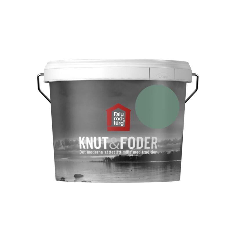 Falu Rödfärg Knut & Foder 3 Liter Grön