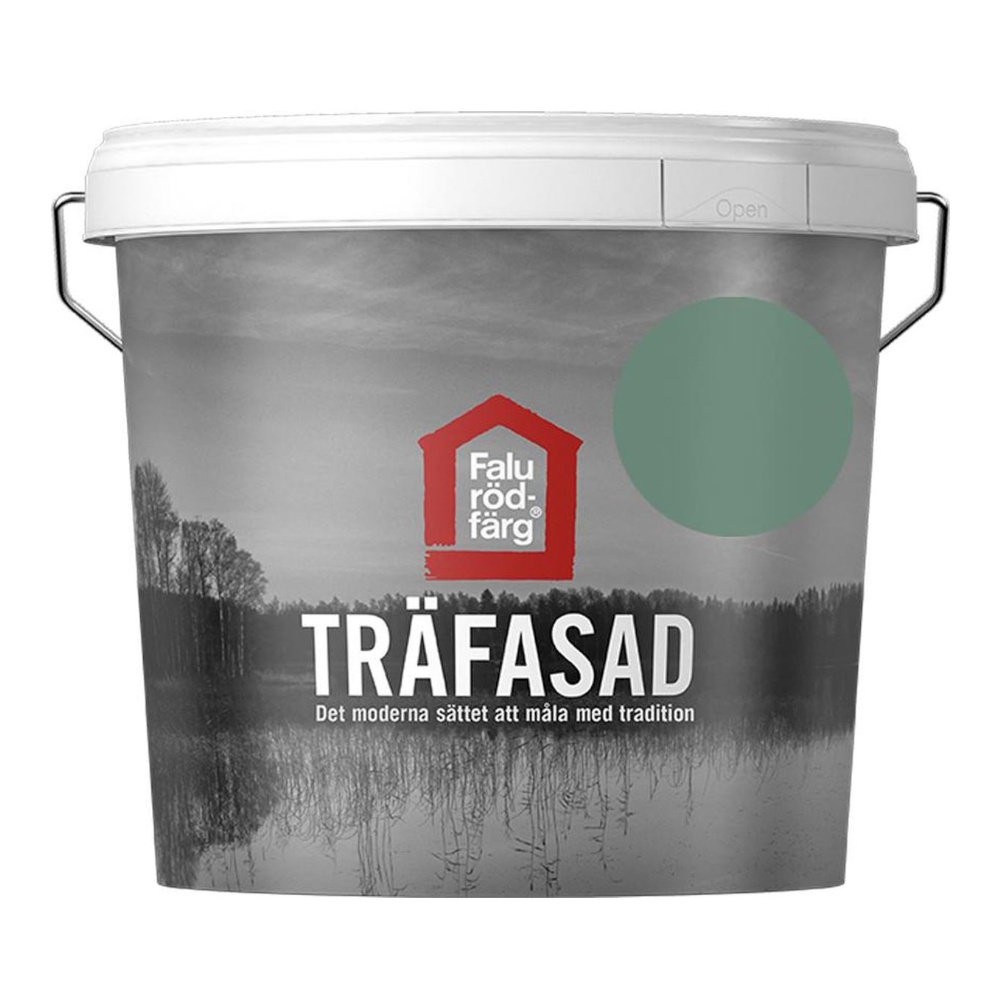 Falu Rödfärg Träfasad 10 Liter Grön