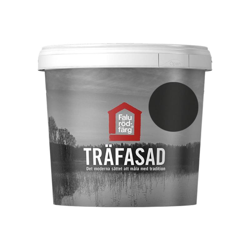 Falu Rödfärg Träfasad 1 Liter Svart