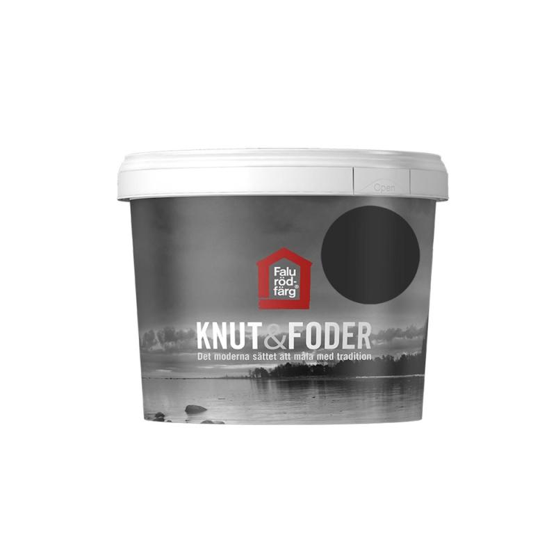 Falu Rödfärg Knut & Foder 1 Liter Sort