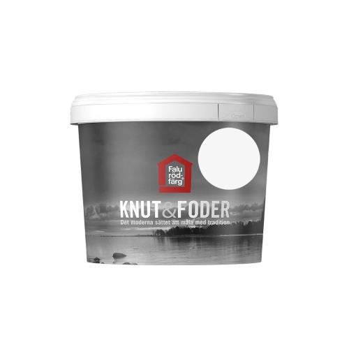 Falu Rödfärg Knut & Foder 1 Liter Bruten Vit