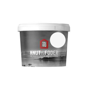 Falu Rödfärg Knut & Foder 1 Liter Bruten Vit