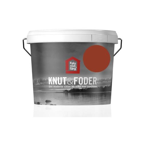 Falu Rödfärg Knut & Foder 3 Liter Ljusröd