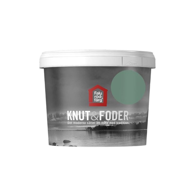 Falu Rödfärg Knut & Foder 1 Liter Grøn