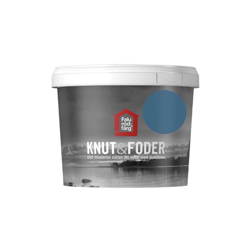 Falu Rödfärg Knut & Foder 1 Liter Blå
