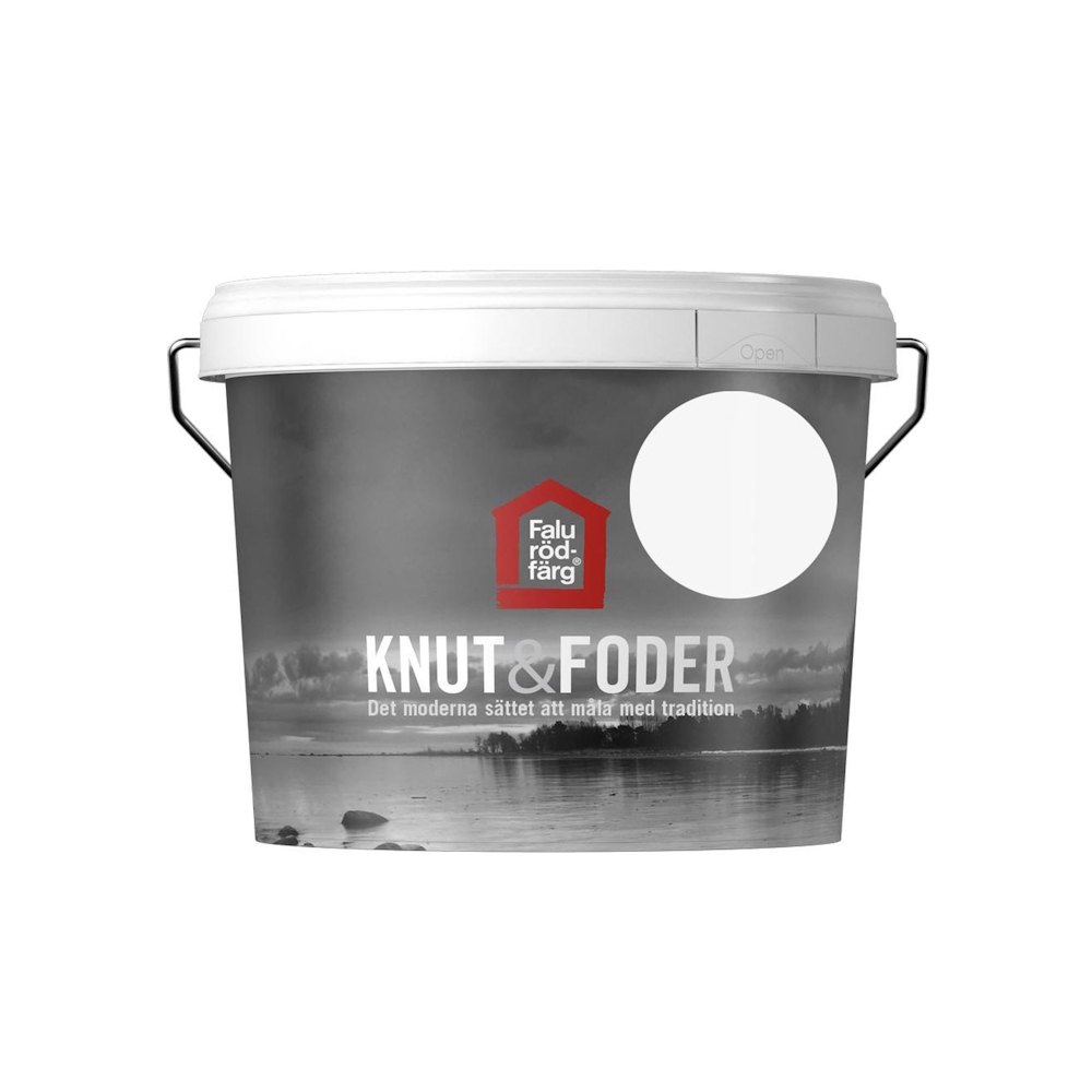 Falu Rödfärg Knut & Foder 3 Liter Bruten Vit