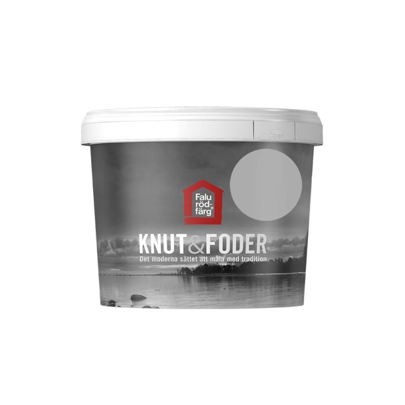 Falu Rödfärg Knut & Foder 1 Liter Grå