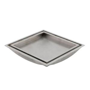 Gulvafløbssi Flise I Ramme Børstet Syrebestandig 147x147mm Tebo Details