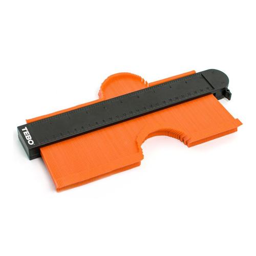 Konturprofilskabelon 250/60mm Tebo