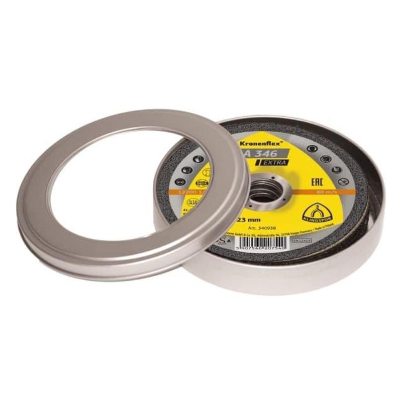 Kapskiva A346 Extra Rakt Nav 125x1,6x22,23mm 8st Klingspor