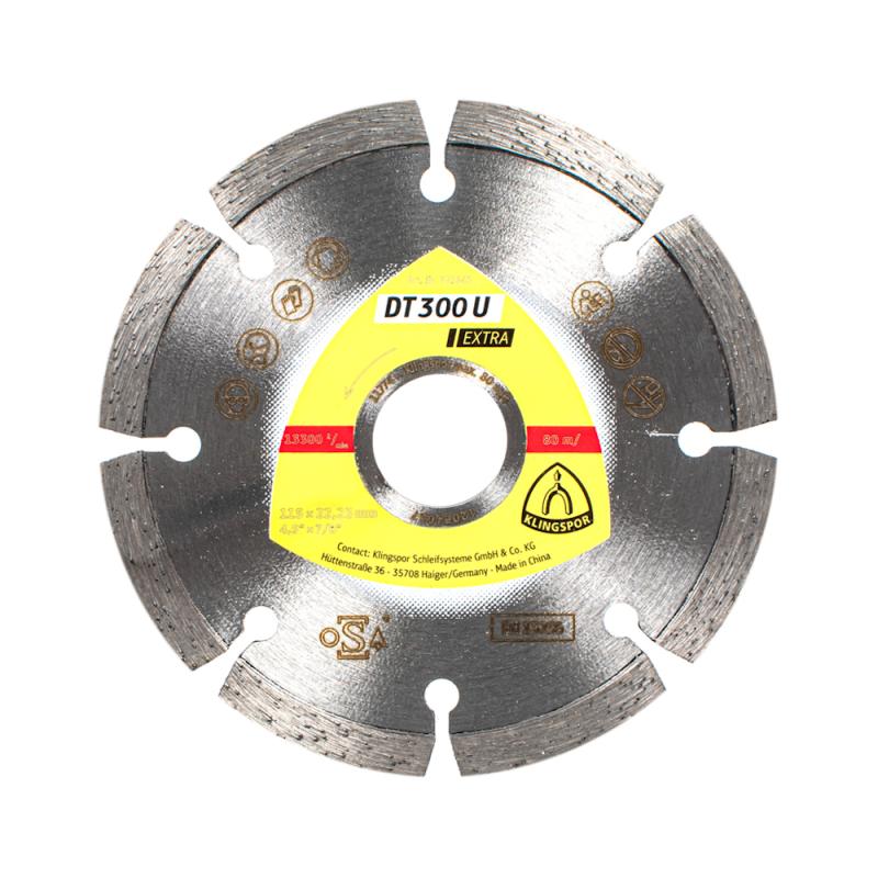 Diamantkapskiva DT300U Extra 8 Segment Av 7mm 115x1,6x22,23mm Klingspor