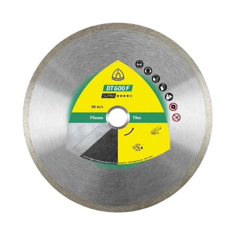 Diamantkapskiva DT600F Supra Sluten/7mm 125x1,6x22,23mm Klingspor