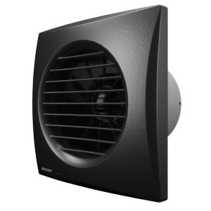 Bathroom Fan Classic Eco 100 TH, External Switch, 100mm, Black, Flexit