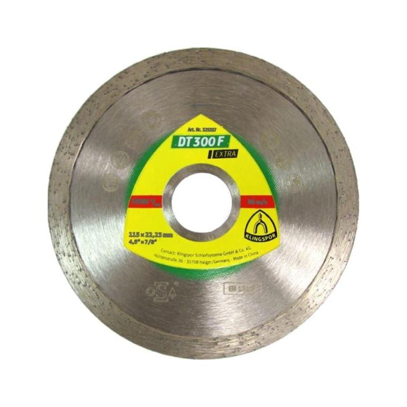 Diamantkapskiva DT300F Extra Sluten/7mm 115x1,6x22,23mm Klingspor