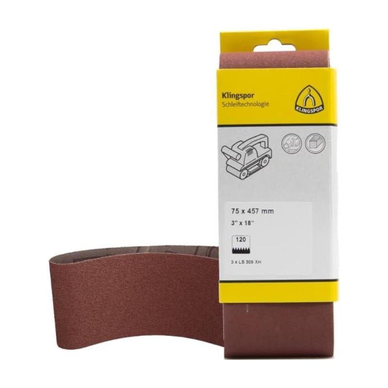 Slipband LS 309 XH F5 Diy K80 100x560mm 3st Klingspor