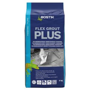 Flisefuge Flex Grout Plus 5kg Hvid Bostik