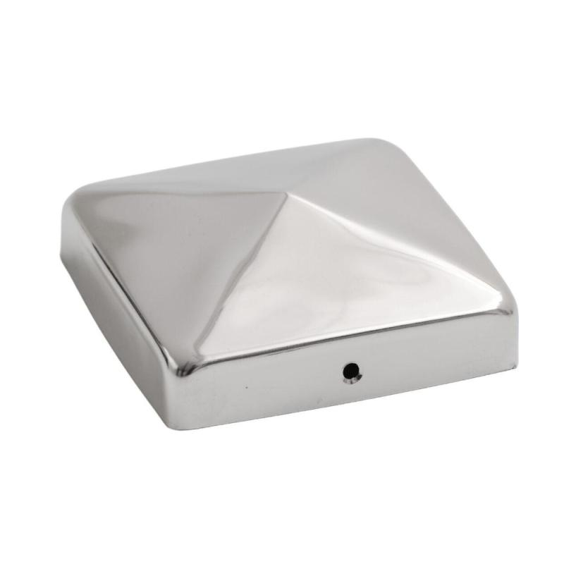 Stolpehætte 71x71mm Rustfrit Stål Jowema