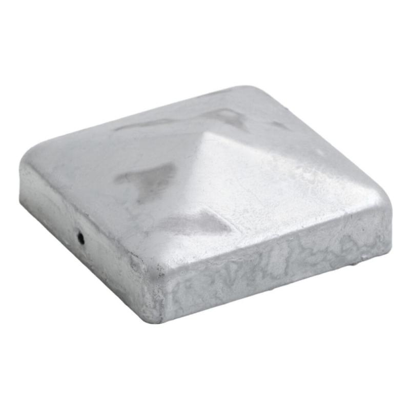 Stolpehætte 97x97mm Galvaniseret Jowema