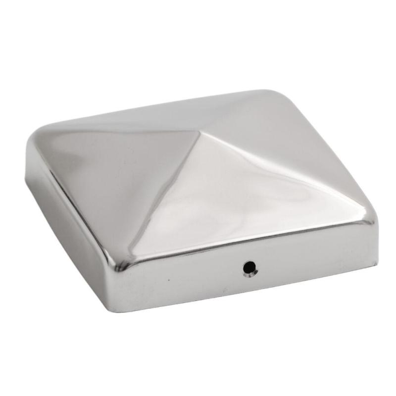 Stolpehætte 97x97mm Rustfrit Stål Jowema