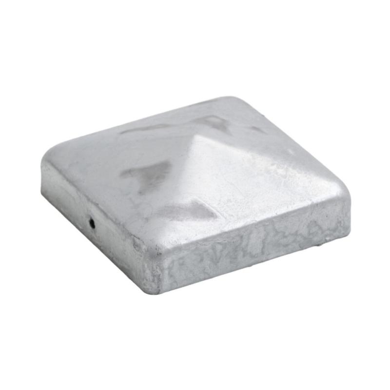 Stolpehætte 71x71mm Galvaniseret Jowema