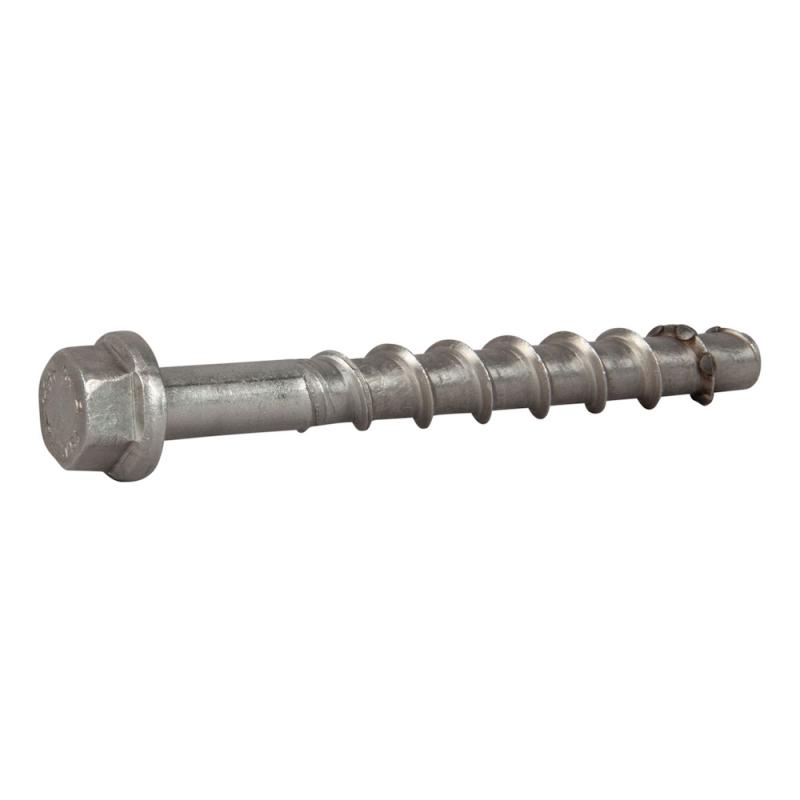Betongskruv EUS2-HF Hex Flä 12,5x100mm 45/25/15mm Rostfritt Syrafast Stål A4 C5 25st Essve