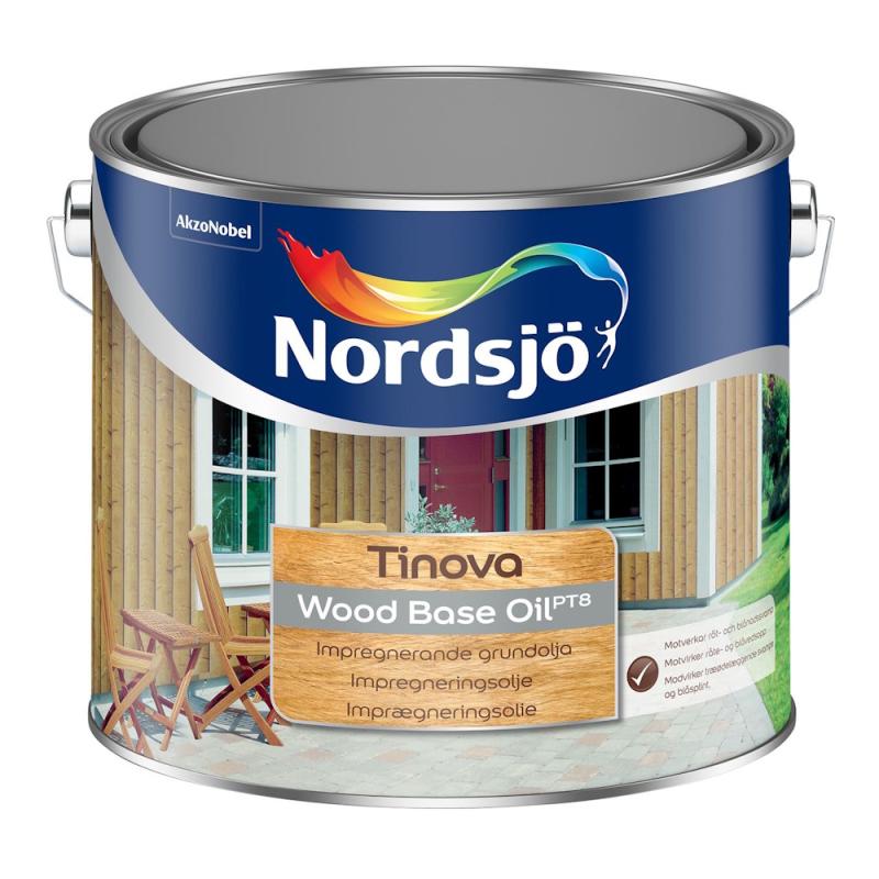 Grundolja Tinova Wood Base PT8 Utomhus 2,5L Nordsjö