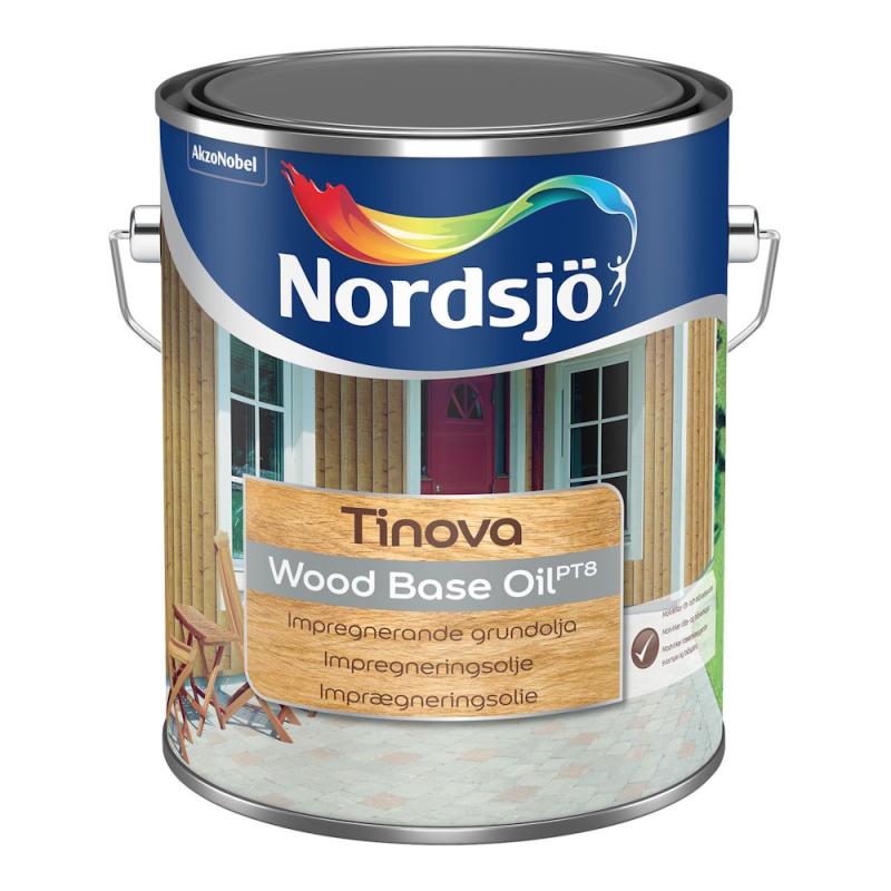 Baseolie Tinova Wood Base PT8 Outdoor 1L Nordsjö