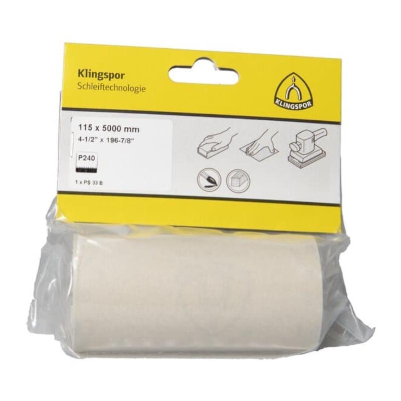 Sliprulle PS 33 B Diy K240 115mmx5m 5st Klingspor