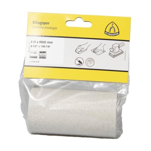 Slibevalse PS 33 C Diy K120 115mmx5m 5stk Klingspor