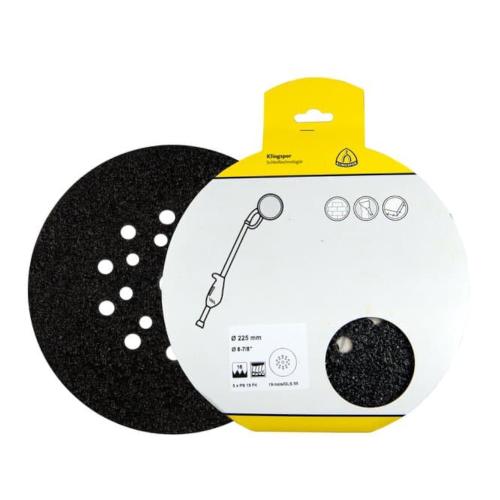 Slibeskive PS19FK T.Giraff Velcro K16 225mm 5stkx5pak Klingspor