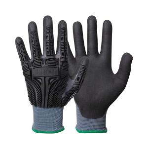 Slagbeskyttelseshandske 5502 Nylon Nitril Sort Størrelse 11 Granberg