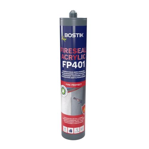 Brandfogmassa FP401 300ml Acrylic Vit 12st Bostik
