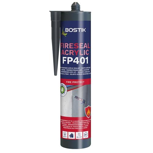 Brandsikker Fugemasse FP401 Fireseal Acrylic 300ml Grå Bostik