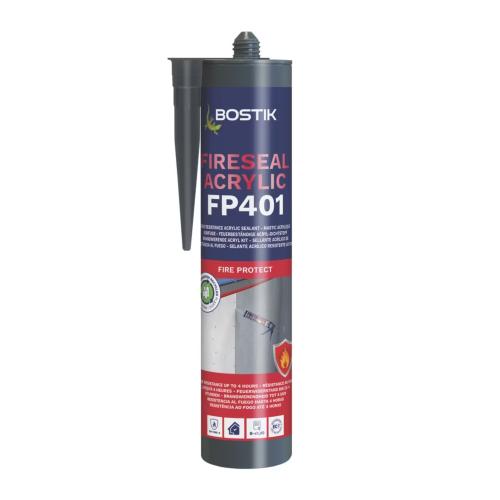 Brandfogmassa FP401 600ml Acrylic Vit 12st Bostik
