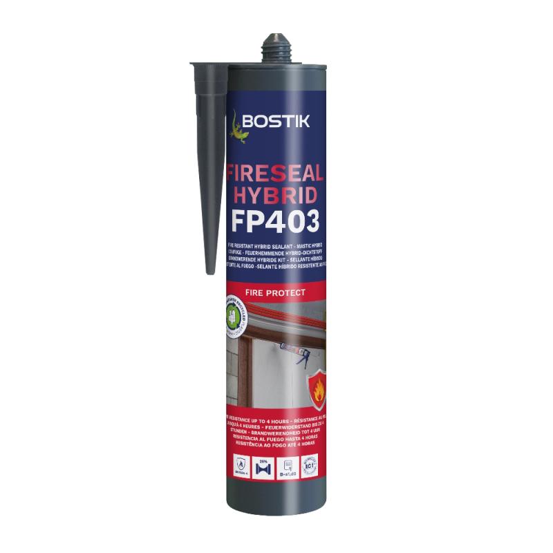 Brandfogmassa FP403 Fireseal Hybrid 290ml Vit Bostik