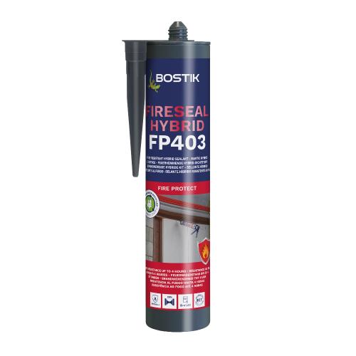 Brandsikker Fugemasse FP403 Fireseal Hybrid 290ml Hvid Bostik