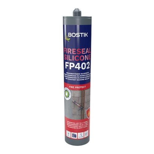 Brandsikker Fugemasse FP402 Fireseal Silicone 300ml Grå Bostik