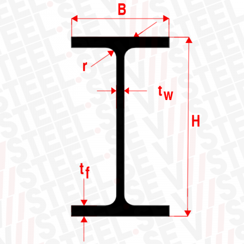 IPE 330 balk S355J2 15,1m